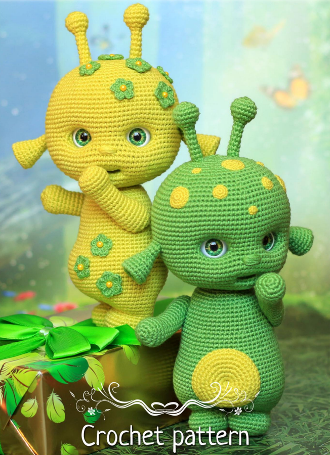 Garçon et Fille Aliens - Modèle de Crochet