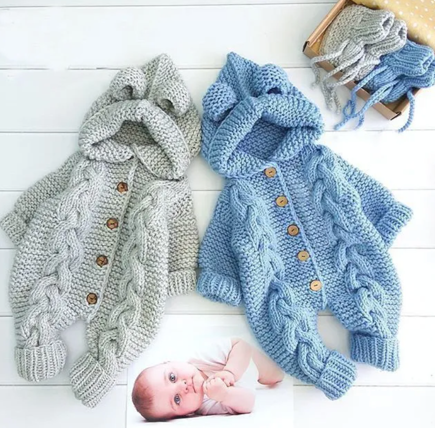 Combinaison à Câble - Modèle de Tricot