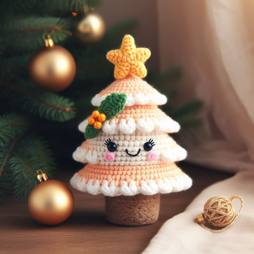 Sapin de Noël Famille - Modèle de Crochet