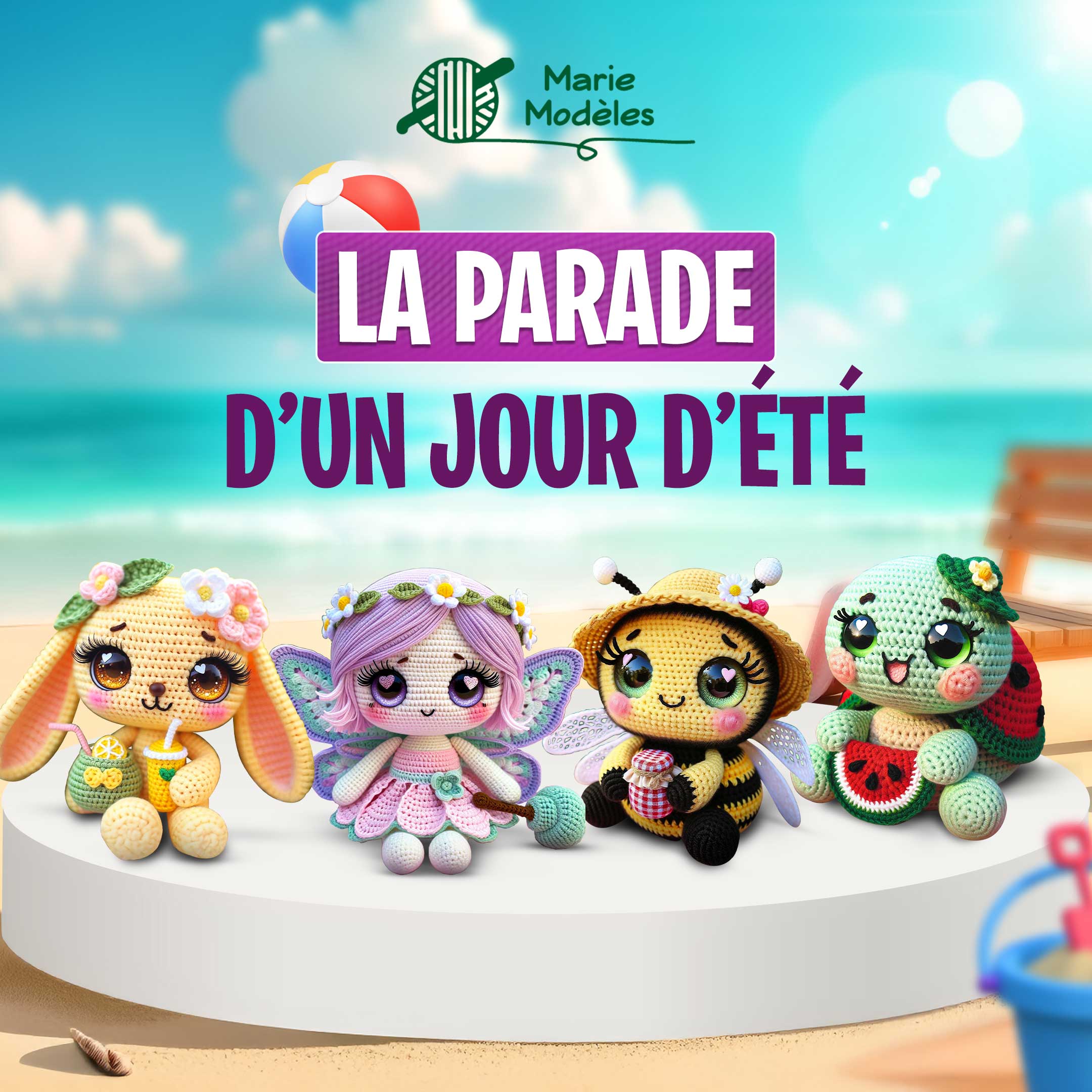 4 en 1 : La Parade D'un Jour d’Été – Modèle de Crochet
