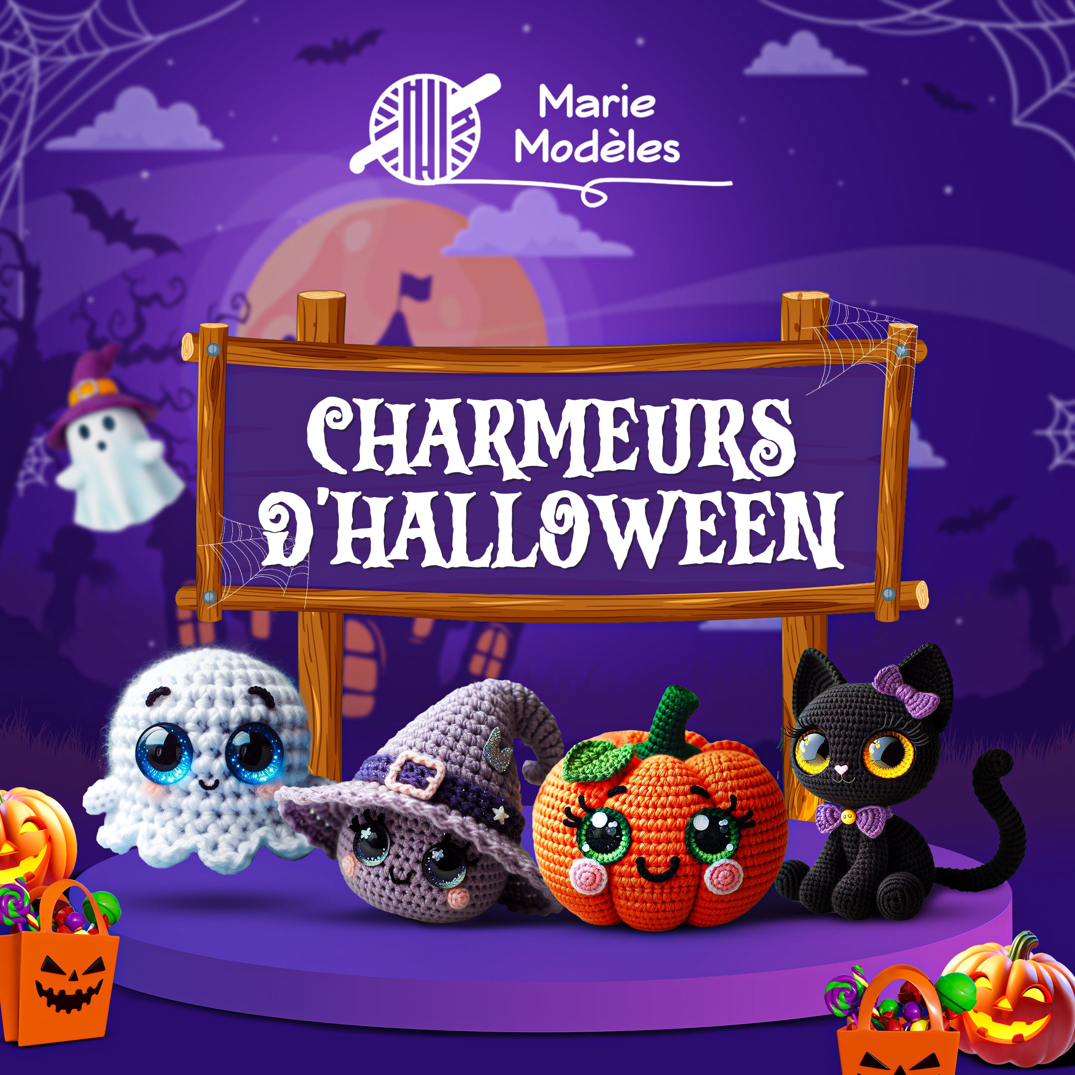 Charmeurs d'Halloween – Modèle de Crochet