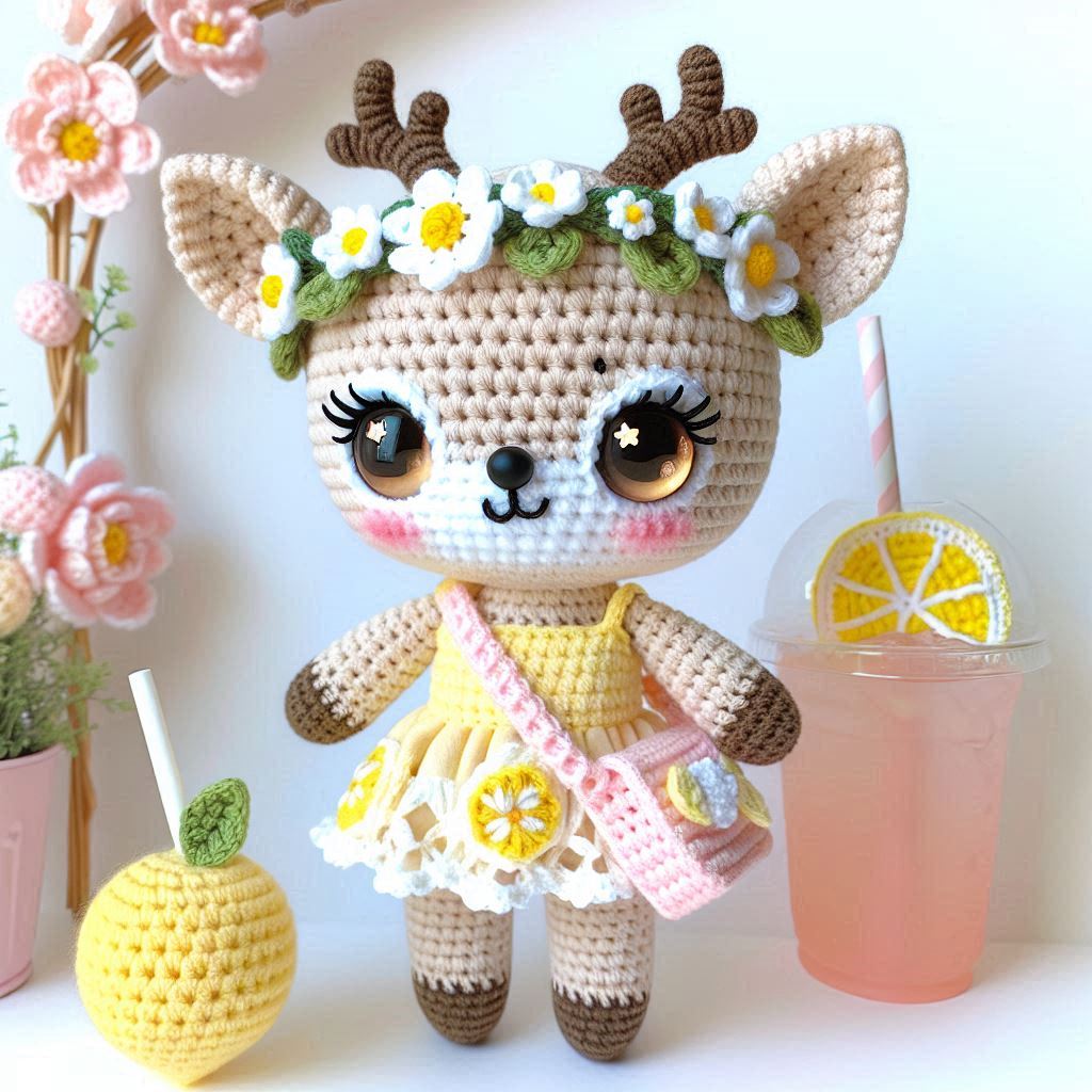 4 en 1 : Le Conte du Marché d'Été – Modèle de Crochet
