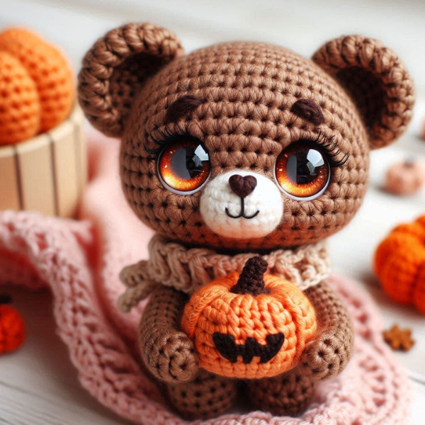 4 en 1 : Ensemble Amigurumi d'Automne – Modèle de Crochet