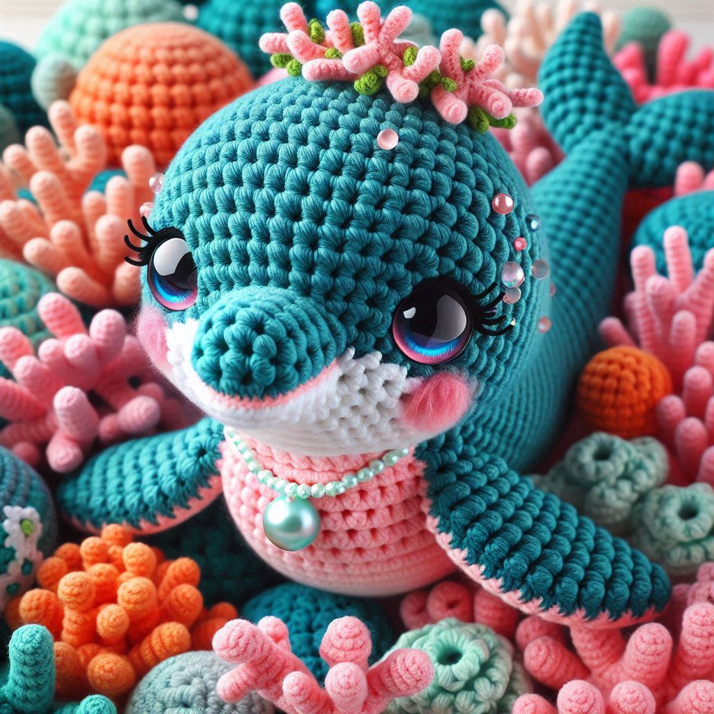 4 en 1 : Les quatre Dauphins de l’océan – Modèle de Crochet