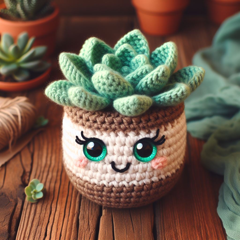 3 en 1 : Plantes Heureuses – Modèle de Crochet