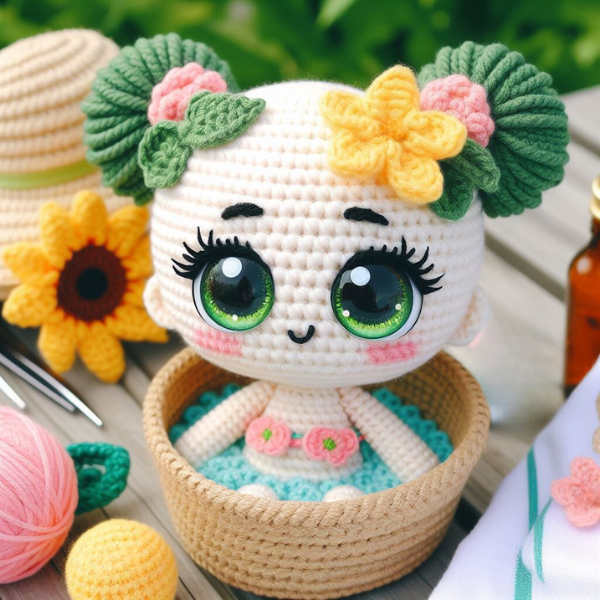 4 en 1 : Ensemble Délices du Jardin – Modèle de Crochet