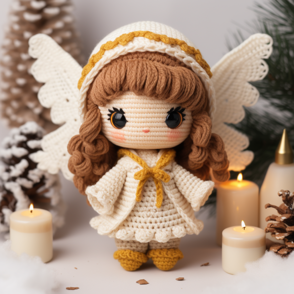 Ensemble d'Ange à Bascule – Modèle au Crochet